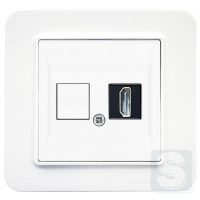 Розетка HDMI Arvia Electric Lavin Белый (21 29 4001 250)